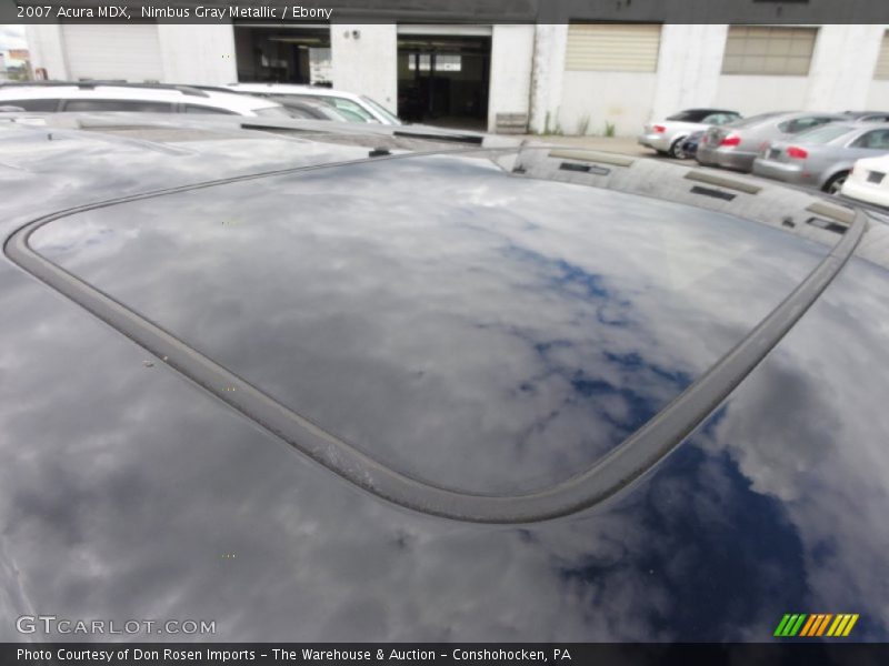 Nimbus Gray Metallic / Ebony 2007 Acura MDX