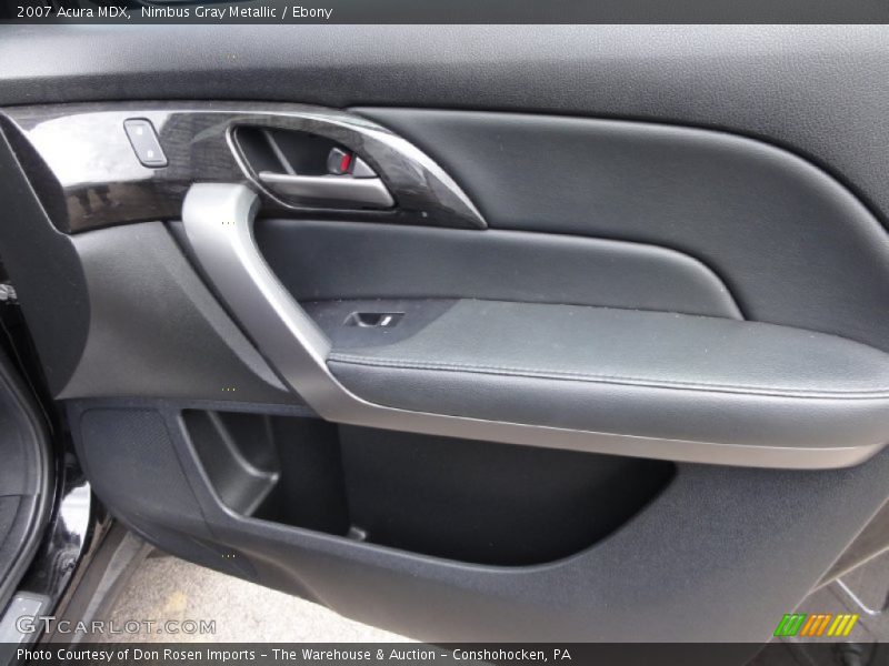 Nimbus Gray Metallic / Ebony 2007 Acura MDX