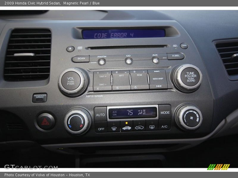 Magnetic Pearl / Blue 2009 Honda Civic Hybrid Sedan