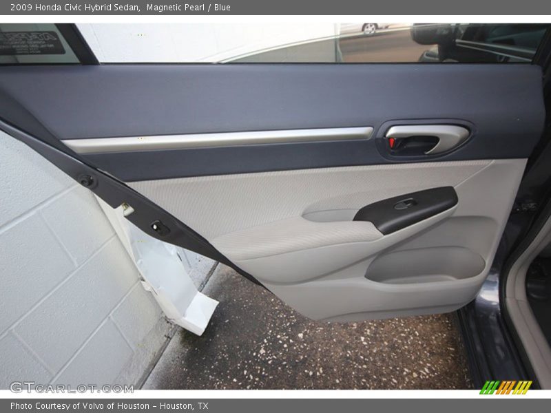 Magnetic Pearl / Blue 2009 Honda Civic Hybrid Sedan