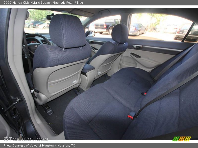 Magnetic Pearl / Blue 2009 Honda Civic Hybrid Sedan