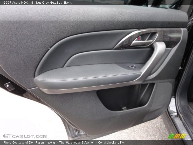 Nimbus Gray Metallic / Ebony 2007 Acura MDX