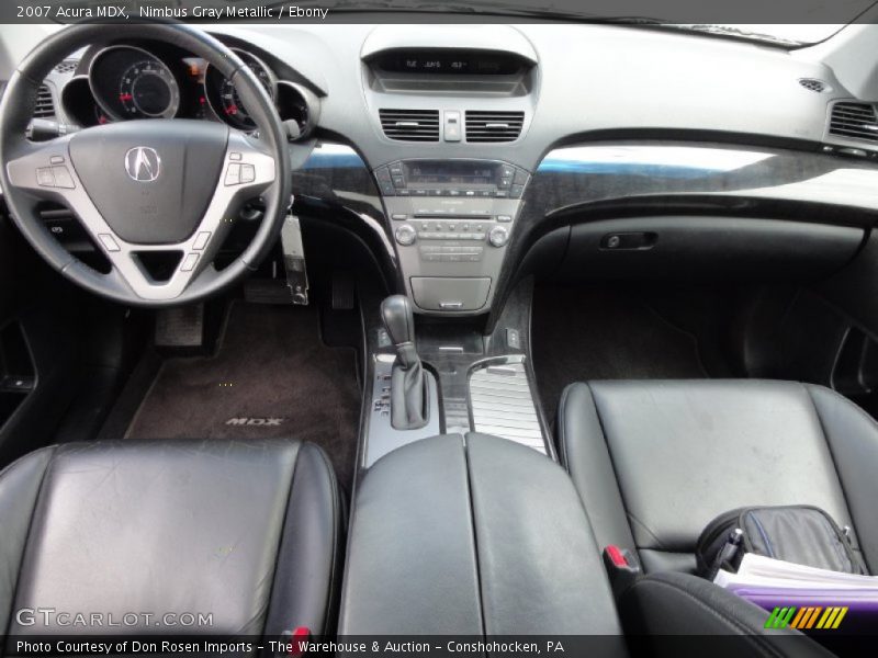 Nimbus Gray Metallic / Ebony 2007 Acura MDX