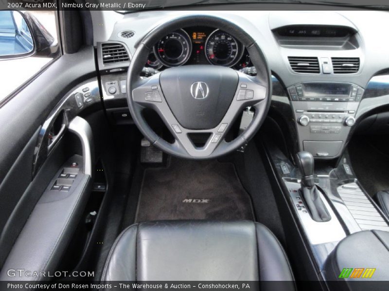 Nimbus Gray Metallic / Ebony 2007 Acura MDX