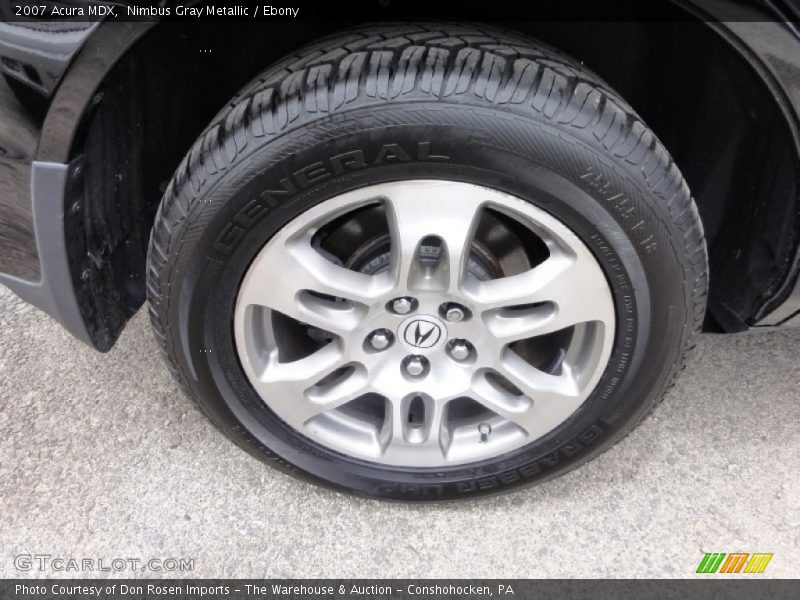 Nimbus Gray Metallic / Ebony 2007 Acura MDX