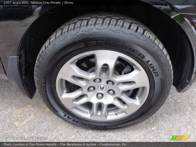 Nimbus Gray Metallic / Ebony 2007 Acura MDX