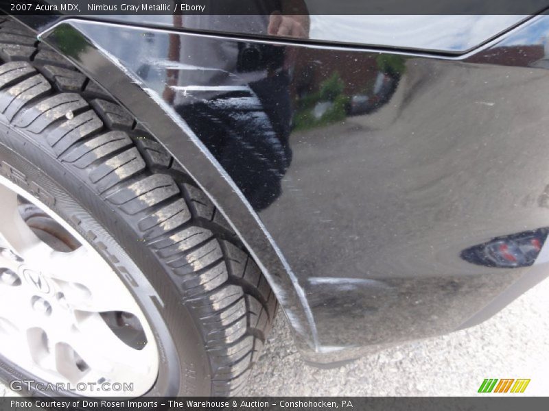 Nimbus Gray Metallic / Ebony 2007 Acura MDX