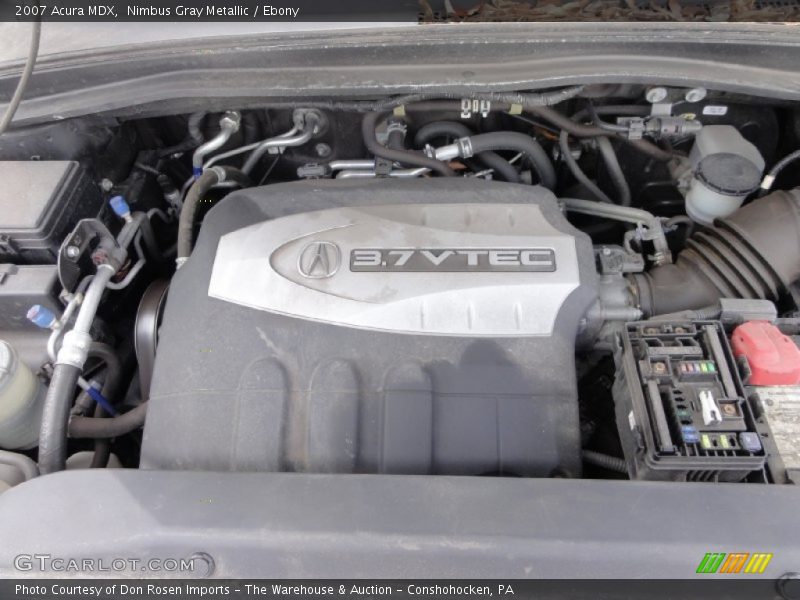 Nimbus Gray Metallic / Ebony 2007 Acura MDX