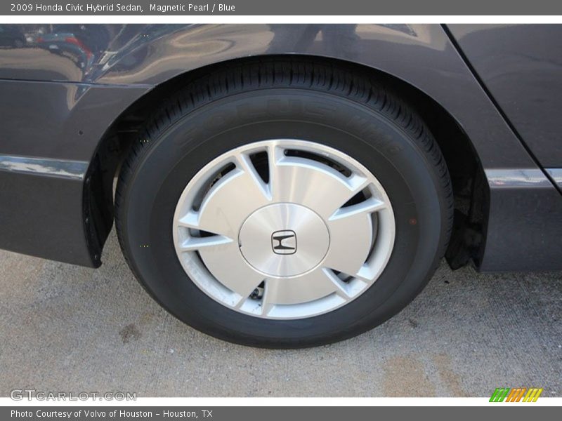 Magnetic Pearl / Blue 2009 Honda Civic Hybrid Sedan