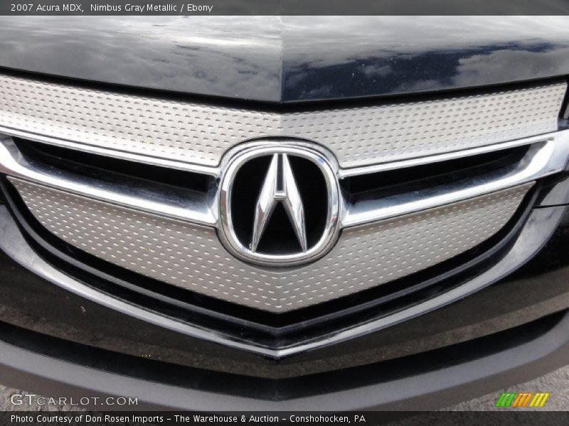 Nimbus Gray Metallic / Ebony 2007 Acura MDX