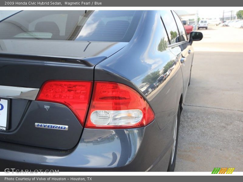 Magnetic Pearl / Blue 2009 Honda Civic Hybrid Sedan