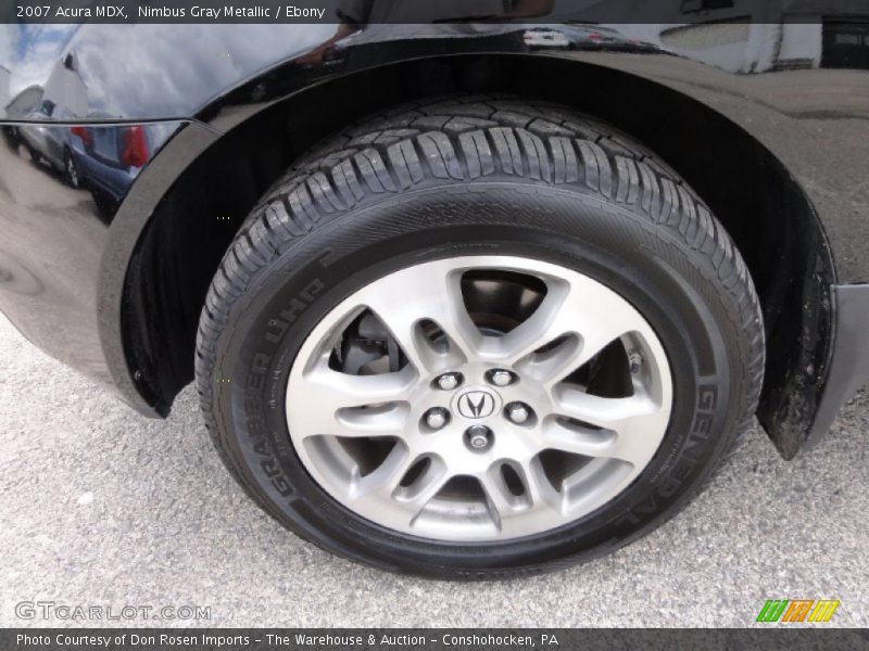 Nimbus Gray Metallic / Ebony 2007 Acura MDX