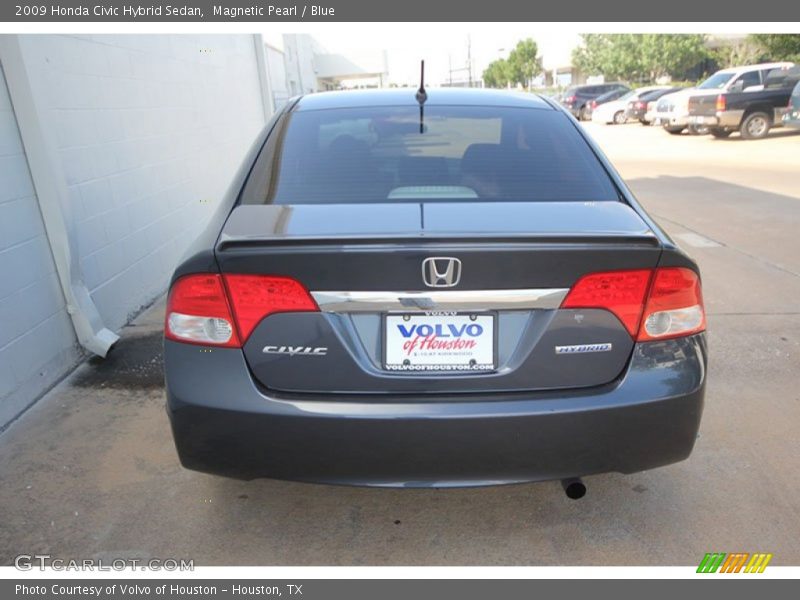 Magnetic Pearl / Blue 2009 Honda Civic Hybrid Sedan