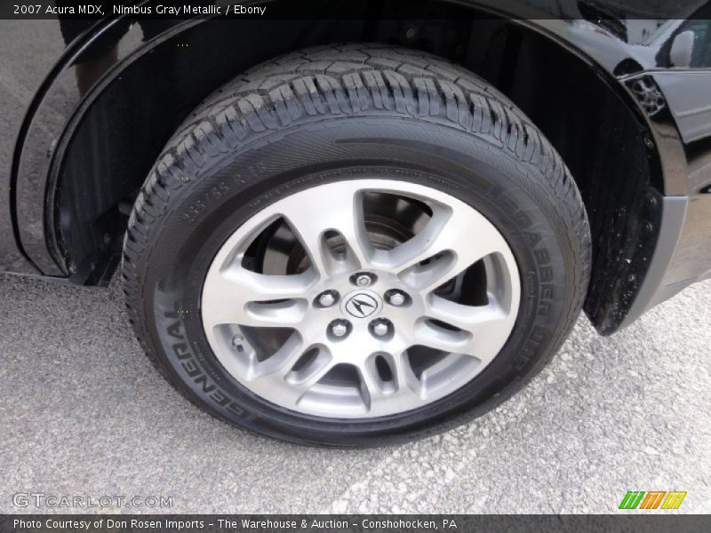 Nimbus Gray Metallic / Ebony 2007 Acura MDX