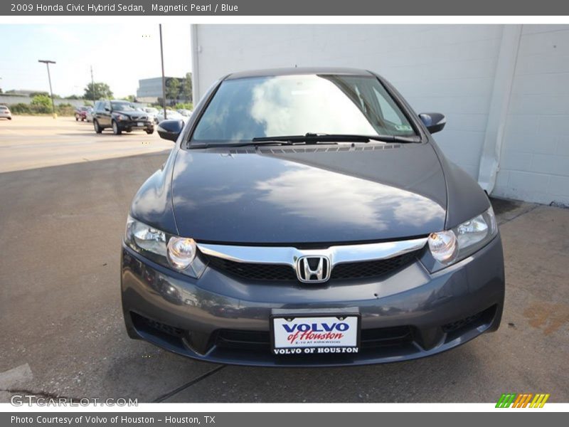 Magnetic Pearl / Blue 2009 Honda Civic Hybrid Sedan