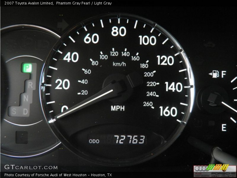 Phantom Gray Pearl / Light Gray 2007 Toyota Avalon Limited