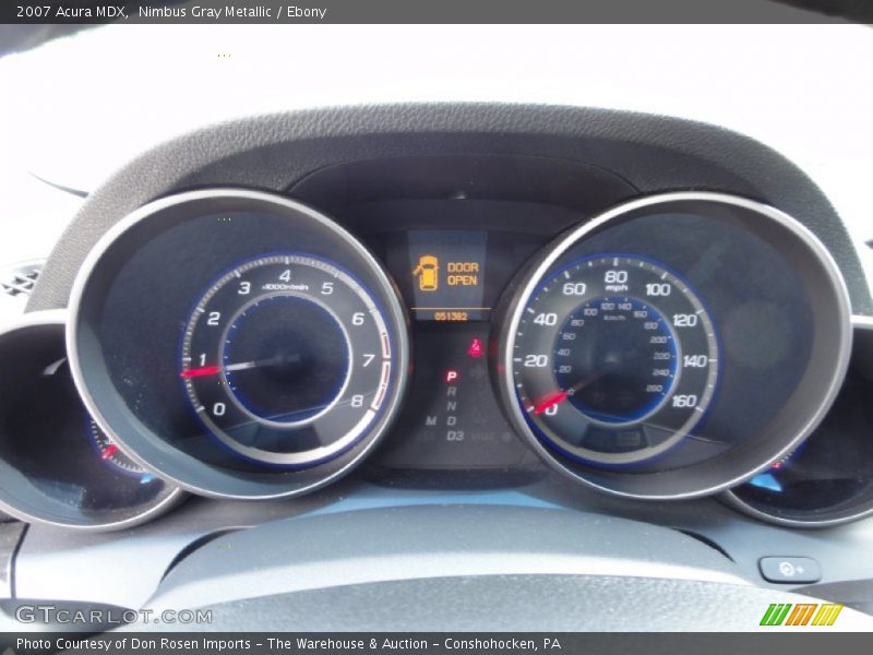 Nimbus Gray Metallic / Ebony 2007 Acura MDX