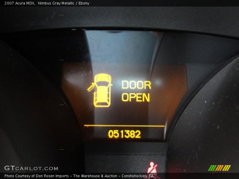 Nimbus Gray Metallic / Ebony 2007 Acura MDX