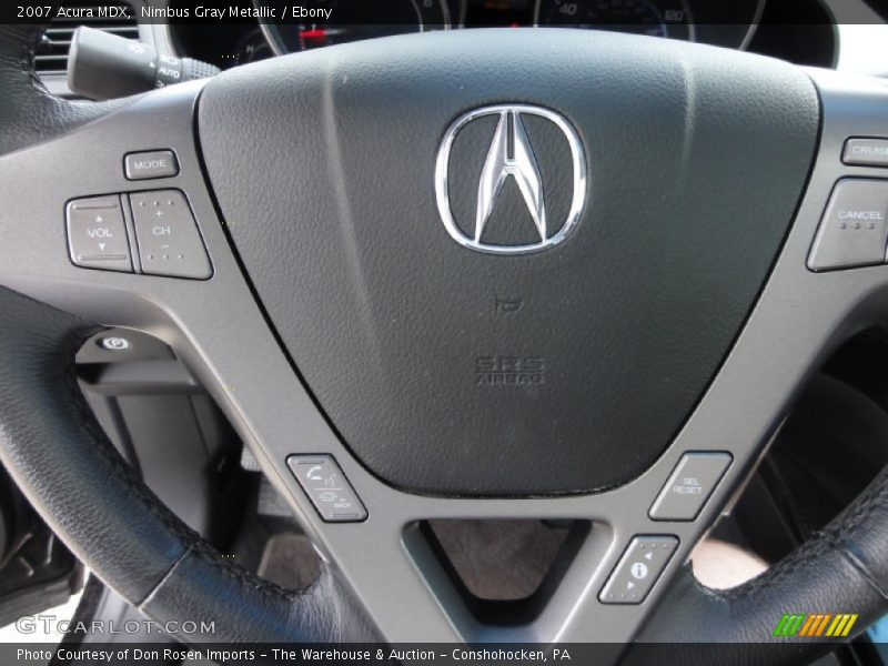 Nimbus Gray Metallic / Ebony 2007 Acura MDX