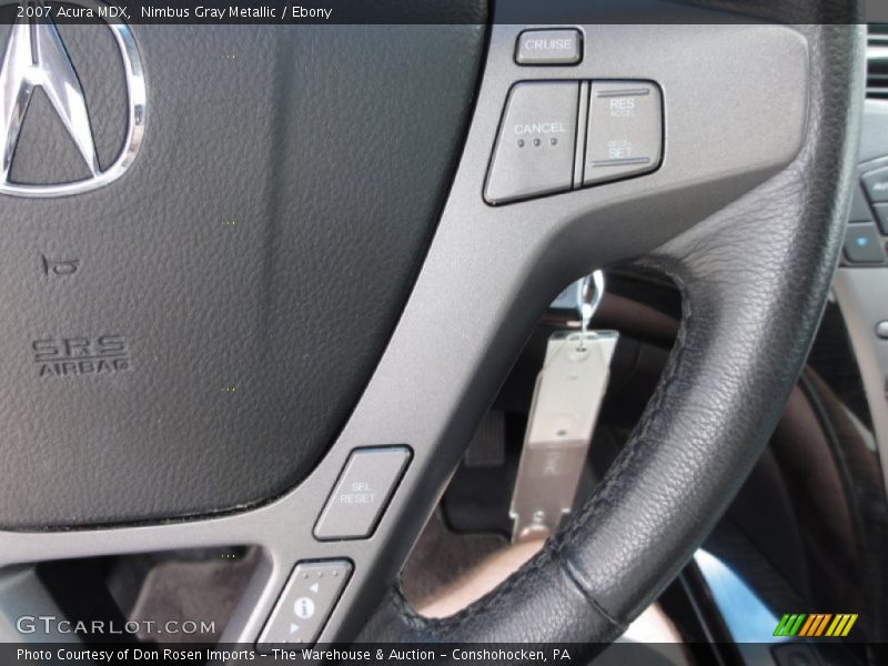 Nimbus Gray Metallic / Ebony 2007 Acura MDX