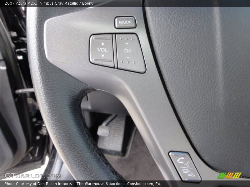 Nimbus Gray Metallic / Ebony 2007 Acura MDX