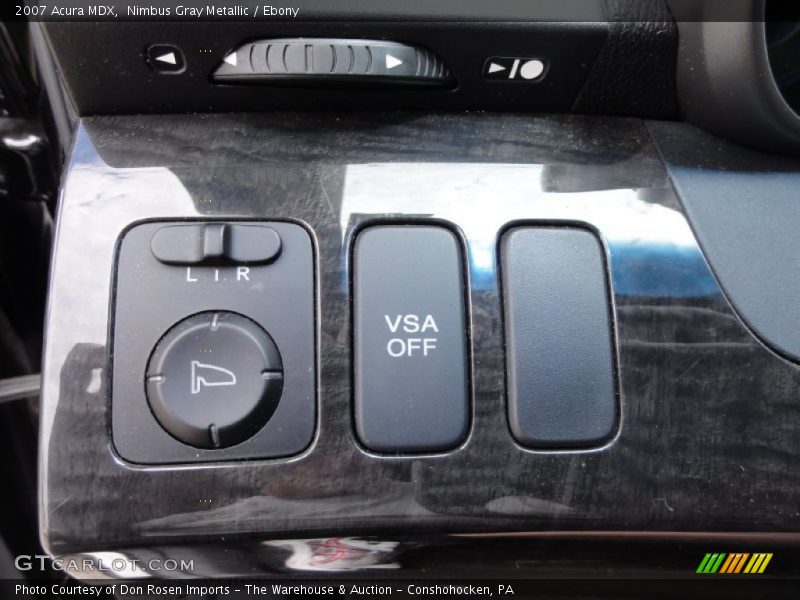 Nimbus Gray Metallic / Ebony 2007 Acura MDX