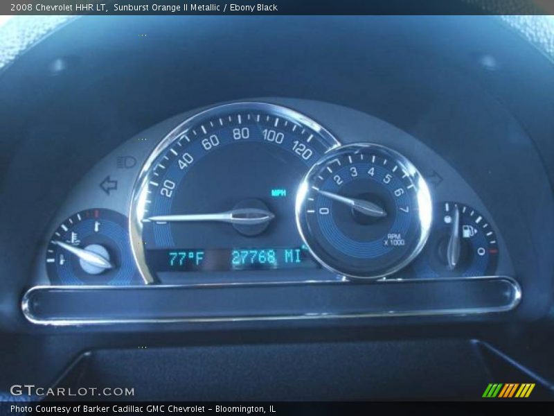 Sunburst Orange II Metallic / Ebony Black 2008 Chevrolet HHR LT