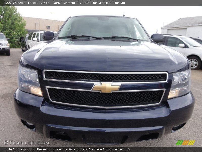 Dark Blue Metallic / Dark Titanium/Light Titanium 2007 Chevrolet Tahoe LTZ 4x4