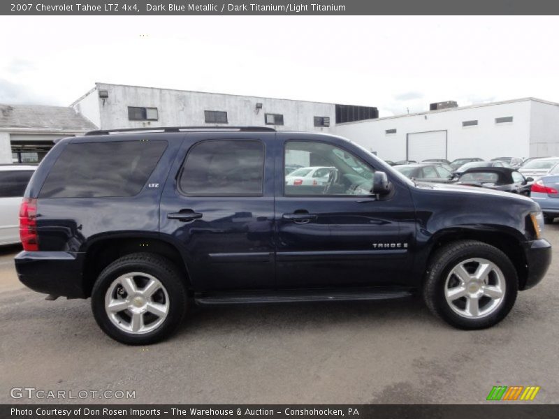 Dark Blue Metallic / Dark Titanium/Light Titanium 2007 Chevrolet Tahoe LTZ 4x4