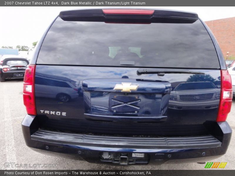 Dark Blue Metallic / Dark Titanium/Light Titanium 2007 Chevrolet Tahoe LTZ 4x4
