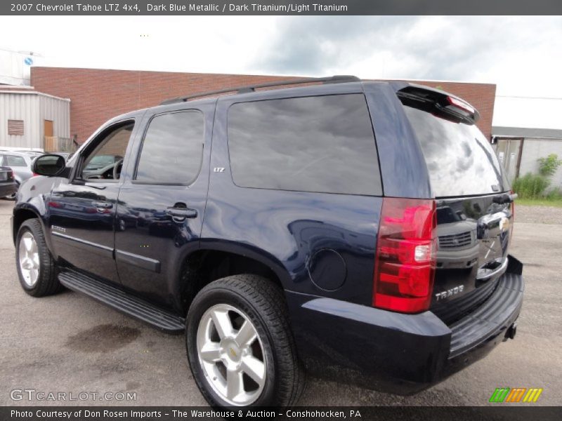 Dark Blue Metallic / Dark Titanium/Light Titanium 2007 Chevrolet Tahoe LTZ 4x4