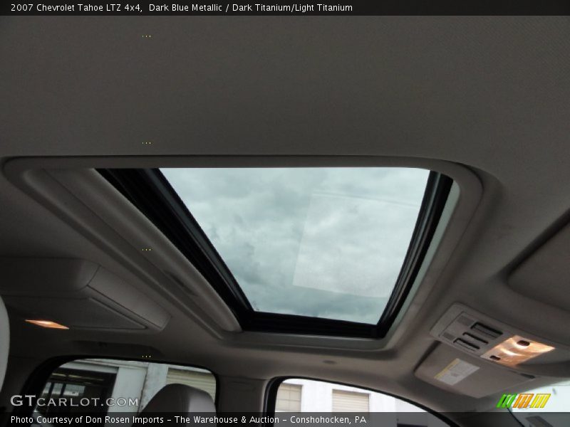 Dark Blue Metallic / Dark Titanium/Light Titanium 2007 Chevrolet Tahoe LTZ 4x4
