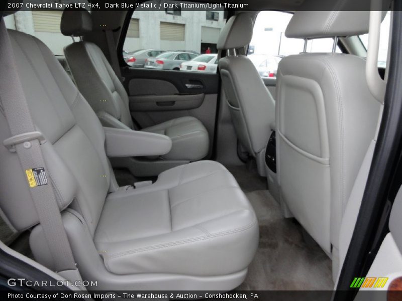 Dark Blue Metallic / Dark Titanium/Light Titanium 2007 Chevrolet Tahoe LTZ 4x4