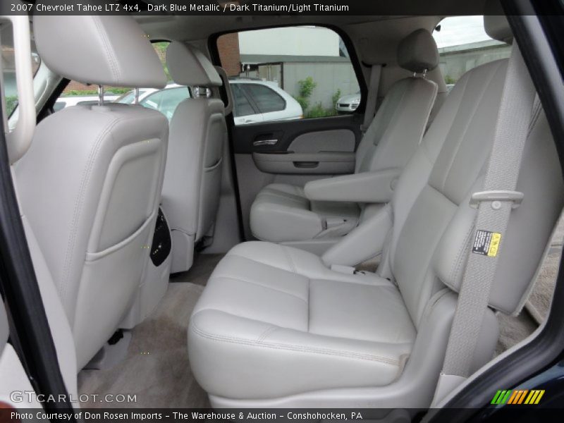 Dark Blue Metallic / Dark Titanium/Light Titanium 2007 Chevrolet Tahoe LTZ 4x4