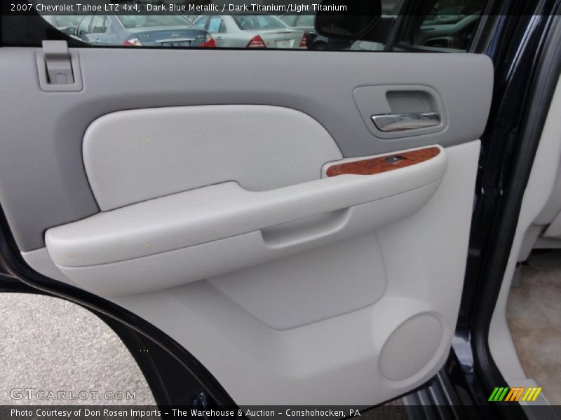 Dark Blue Metallic / Dark Titanium/Light Titanium 2007 Chevrolet Tahoe LTZ 4x4