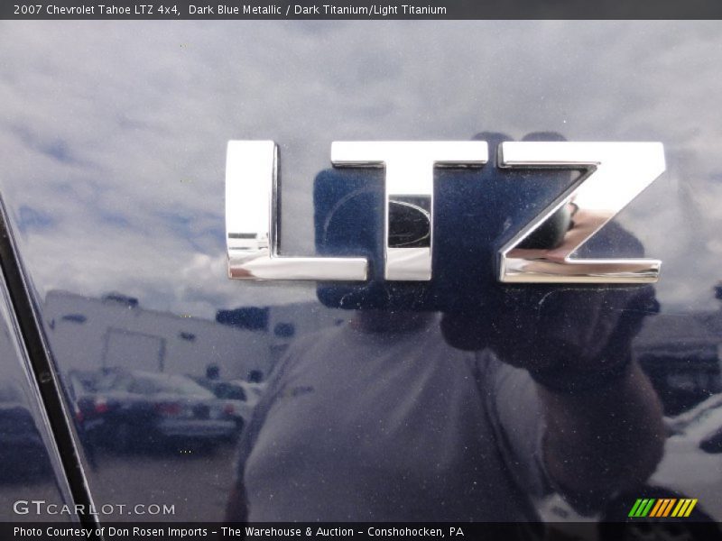 Dark Blue Metallic / Dark Titanium/Light Titanium 2007 Chevrolet Tahoe LTZ 4x4