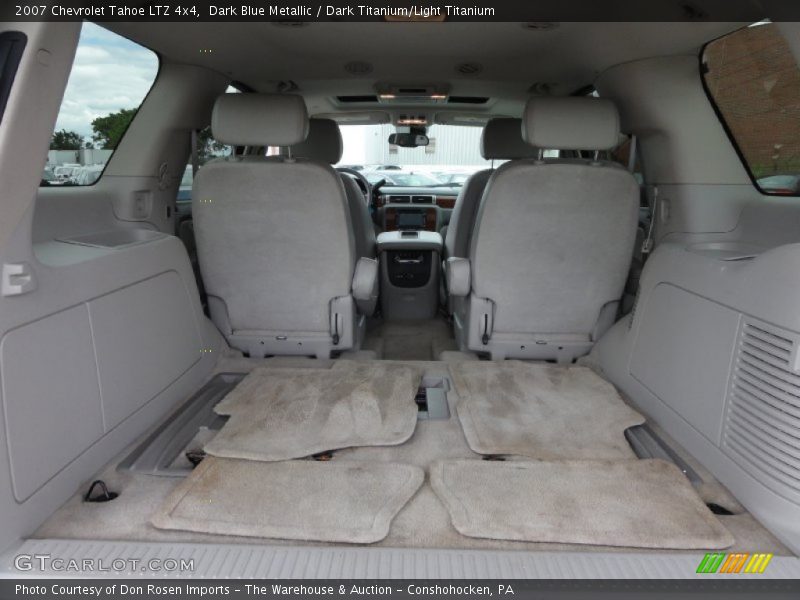 Dark Blue Metallic / Dark Titanium/Light Titanium 2007 Chevrolet Tahoe LTZ 4x4