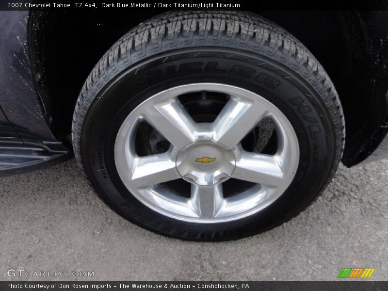 Dark Blue Metallic / Dark Titanium/Light Titanium 2007 Chevrolet Tahoe LTZ 4x4