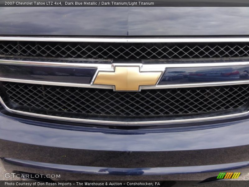 Dark Blue Metallic / Dark Titanium/Light Titanium 2007 Chevrolet Tahoe LTZ 4x4