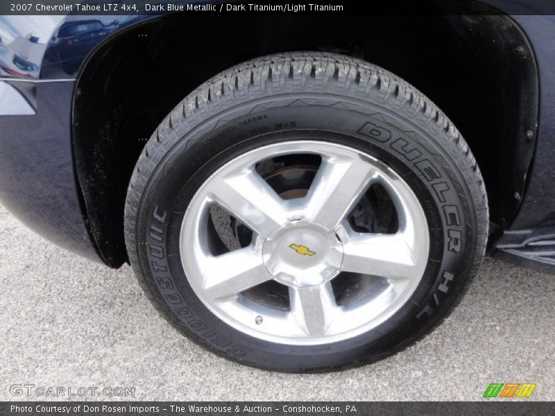 Dark Blue Metallic / Dark Titanium/Light Titanium 2007 Chevrolet Tahoe LTZ 4x4