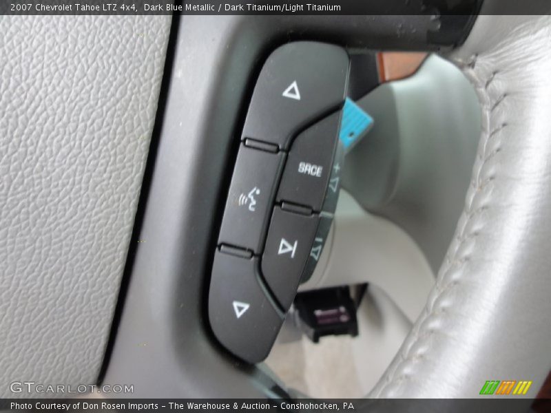 Dark Blue Metallic / Dark Titanium/Light Titanium 2007 Chevrolet Tahoe LTZ 4x4