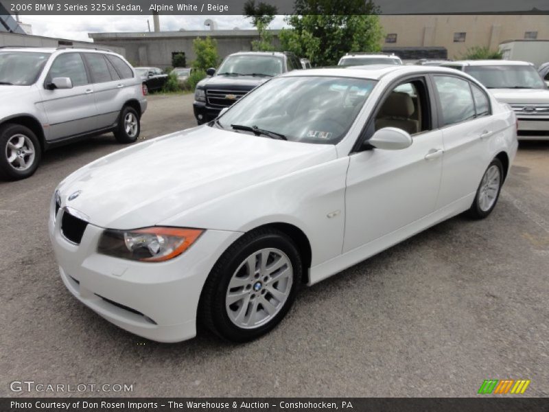 Alpine White / Beige 2006 BMW 3 Series 325xi Sedan