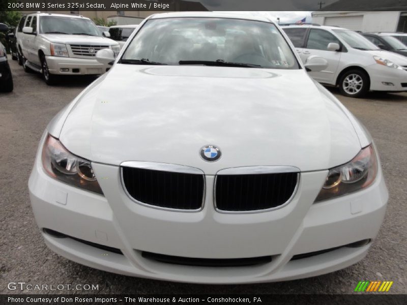 Alpine White / Beige 2006 BMW 3 Series 325xi Sedan