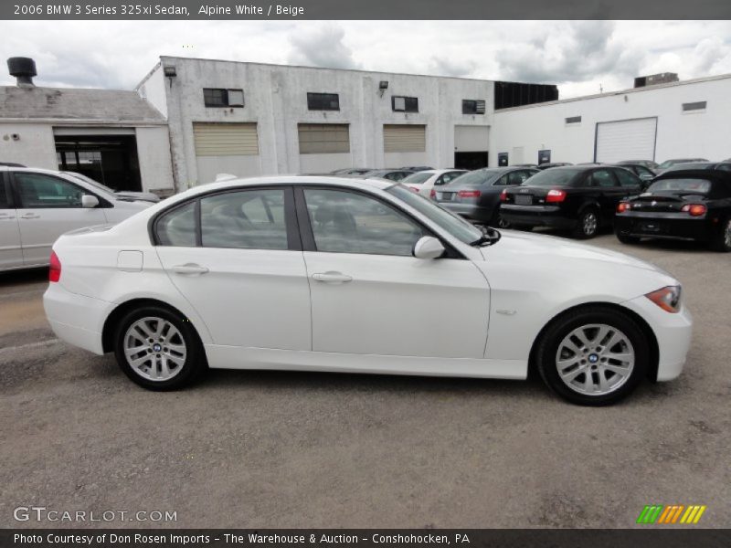 Alpine White / Beige 2006 BMW 3 Series 325xi Sedan