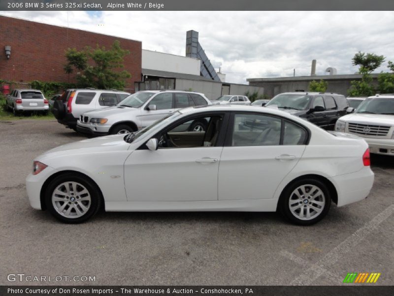 Alpine White / Beige 2006 BMW 3 Series 325xi Sedan