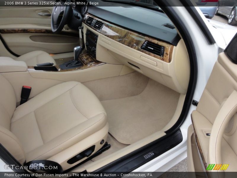 Alpine White / Beige 2006 BMW 3 Series 325xi Sedan