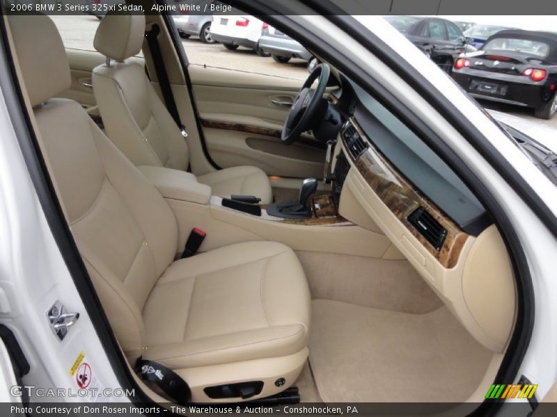 Alpine White / Beige 2006 BMW 3 Series 325xi Sedan