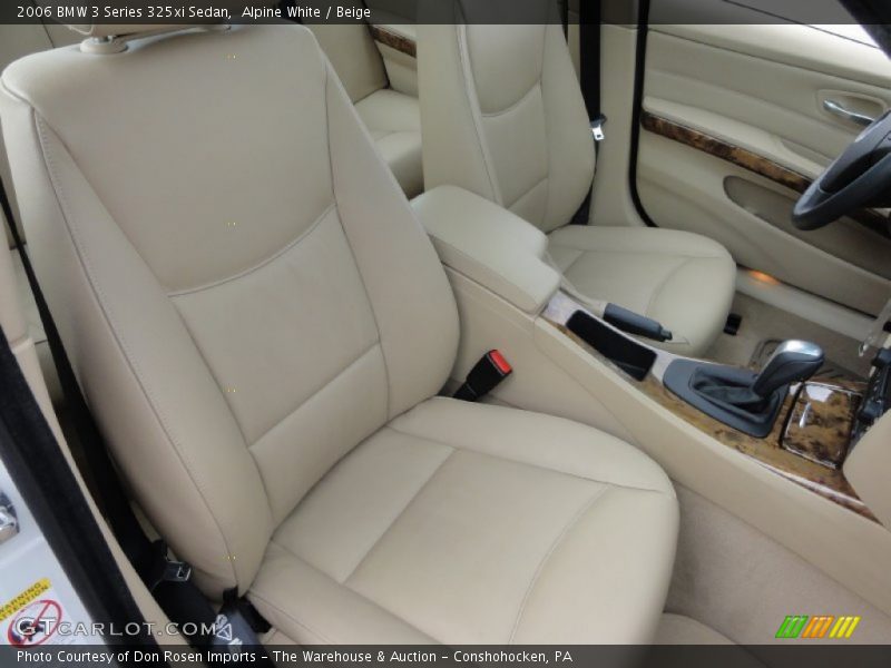 Alpine White / Beige 2006 BMW 3 Series 325xi Sedan