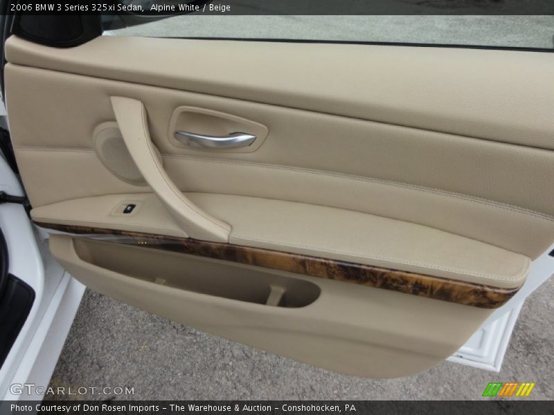 Alpine White / Beige 2006 BMW 3 Series 325xi Sedan