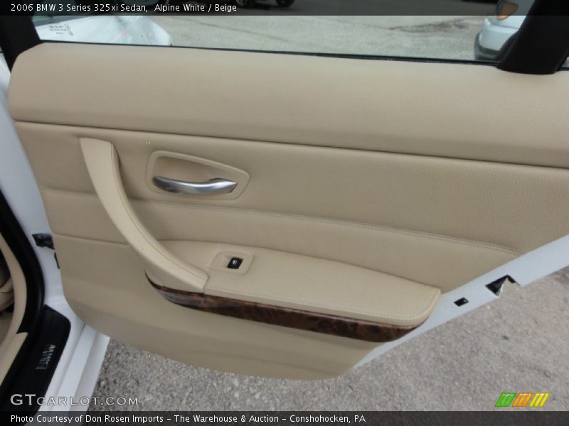 Alpine White / Beige 2006 BMW 3 Series 325xi Sedan